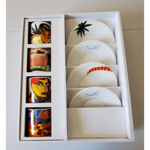 Graham Knuttel Tipperary Crystal Espresso Cup for 4 Party Pack Cafe Collection